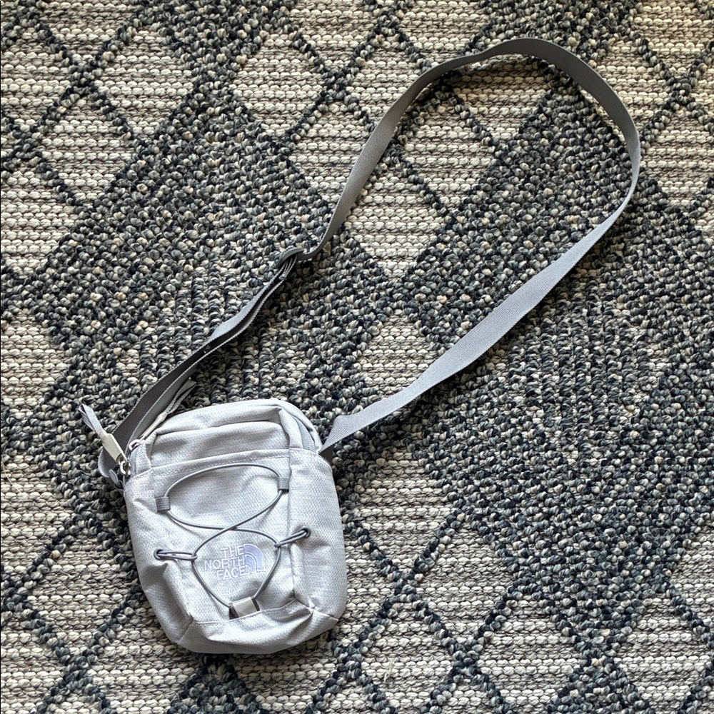 The North Face Light Gray Crossbody Bag